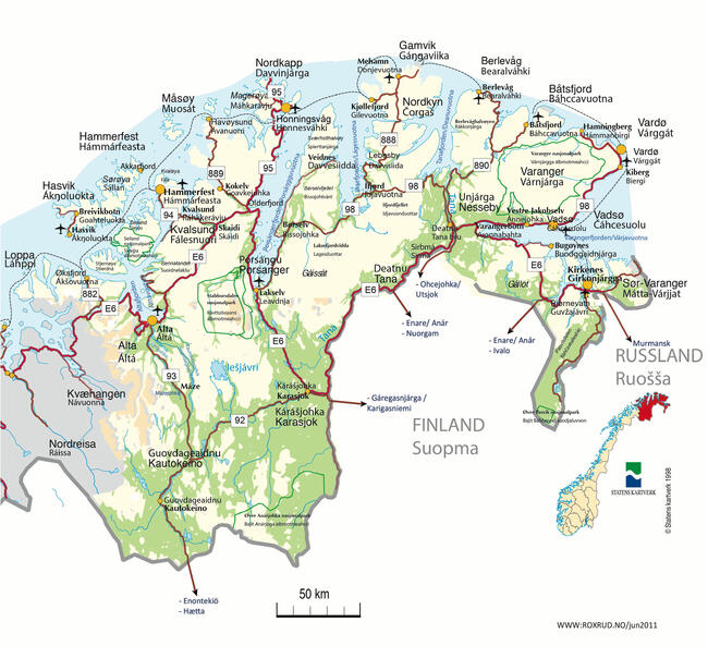 Kart Finnmark