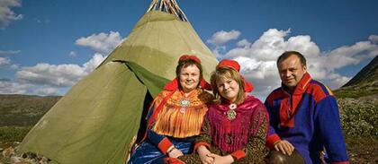 Davvi Siida presenterer samisk kultur og næring for turistene. Foto: Ørjan Bertelsen