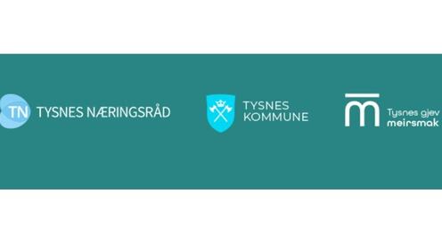 Logoane til Tysnes næringsråd, Tysnes kommune og Tysnes gjevmeirsmak
