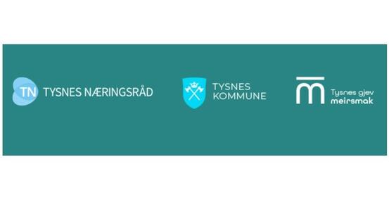 Logoane til Tysnes næringsråd, Tysnes kommune og Tysnes gjevmeirsmak