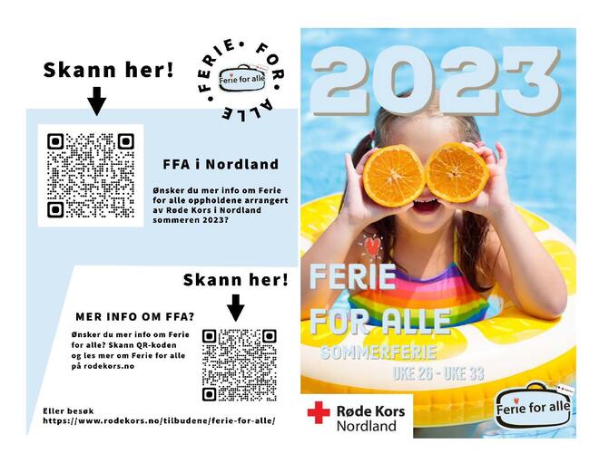 Annonse Ferie for alle sommer 2023