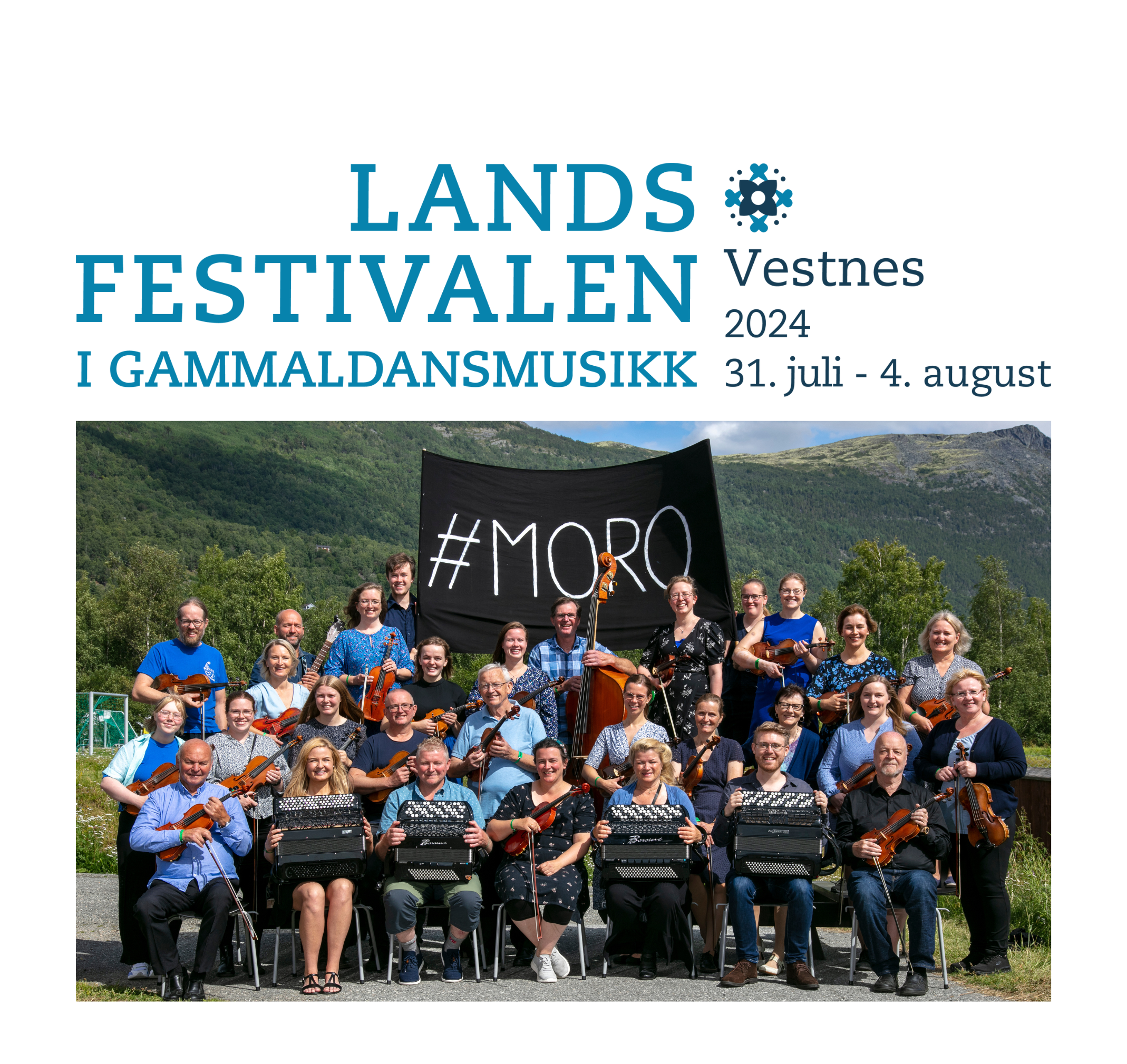 Landsfestivalen i gammaldansmusikk skal til Vestnes i 2024