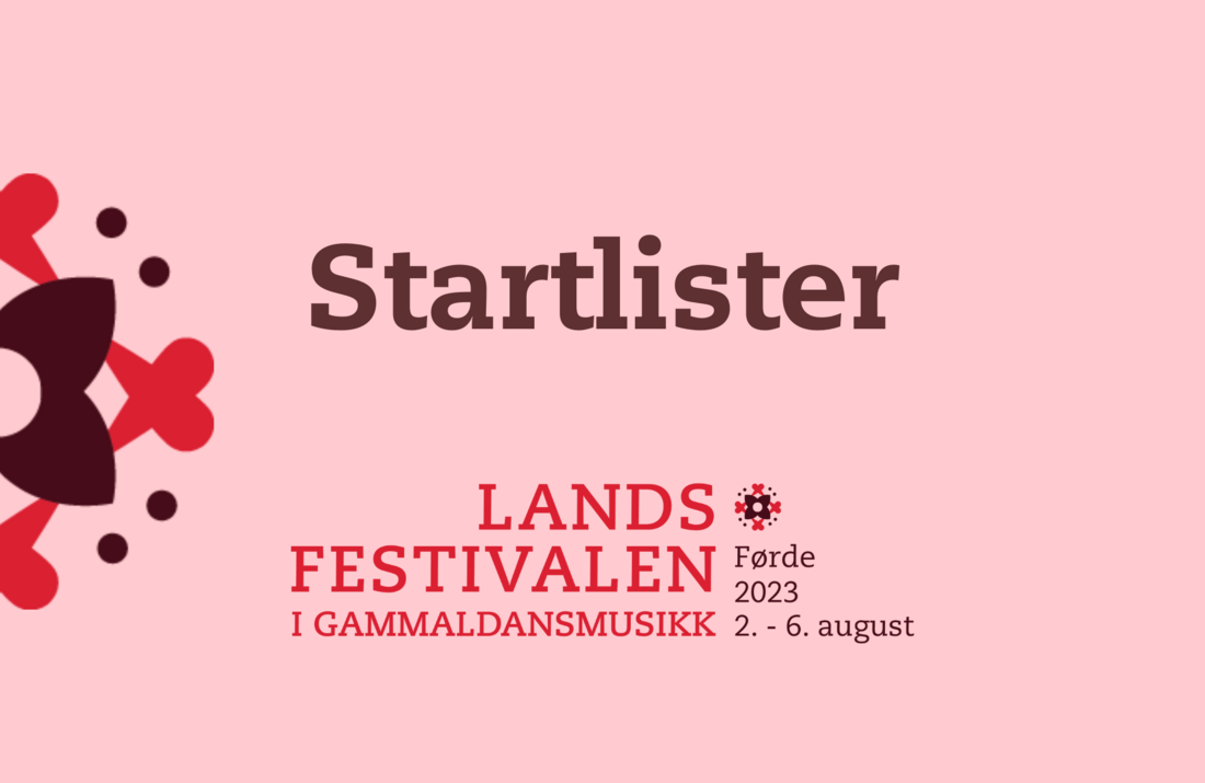 Startliste Landsfestivalen 2023