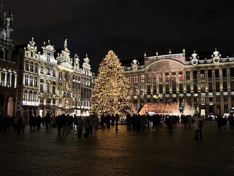 Bilde fra Grand Place i Brussel