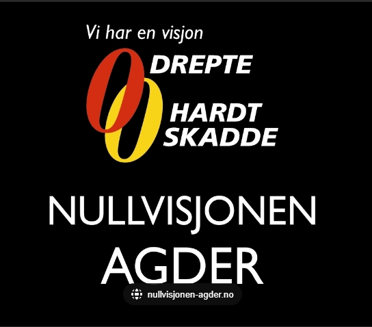 logo illustrerer null drepte og null skadde i trafikken