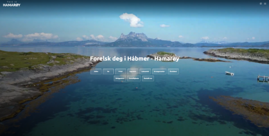 Skjermbilde Nettside This is Hamarøy