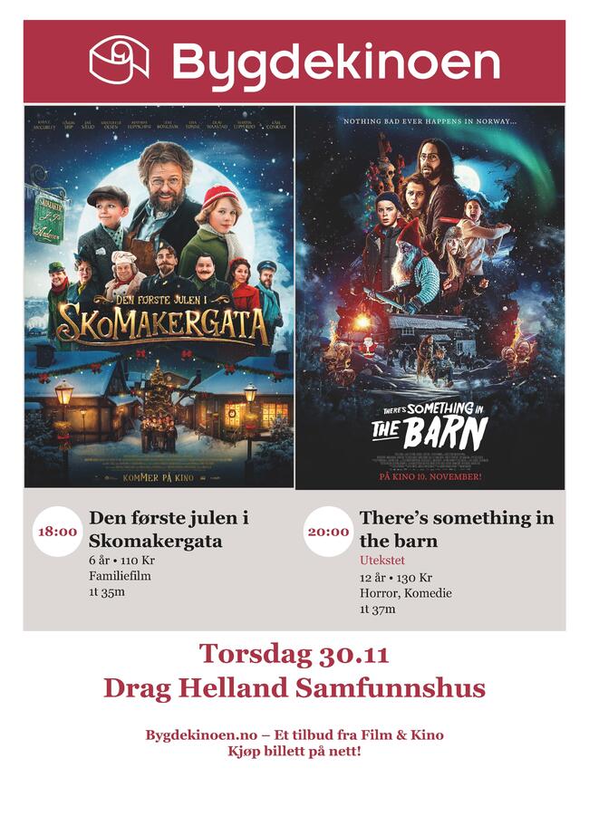 Plakat Bygdekino