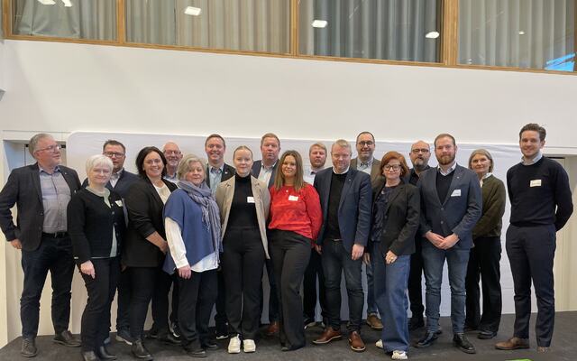 Trønderske deltakere og arrangører av Lynkurs i EU og EØS