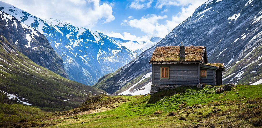 hytte på fjellet