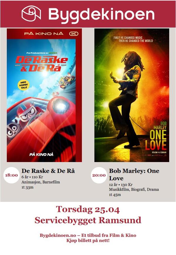 De Raske & De Rå. Bob Marley: One Love