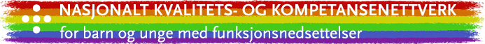 Nasjonalt kvalitets- og kompetansenettverk for barn og unge med funksjonsnedsettelser. (Nkbuf) logo