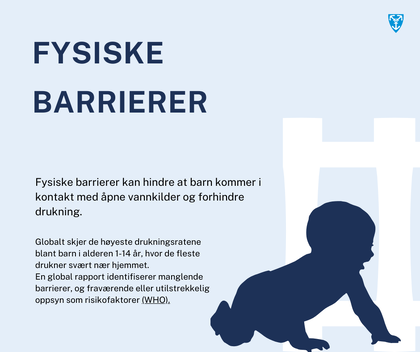 Illustrasjon av baby og et gjerde