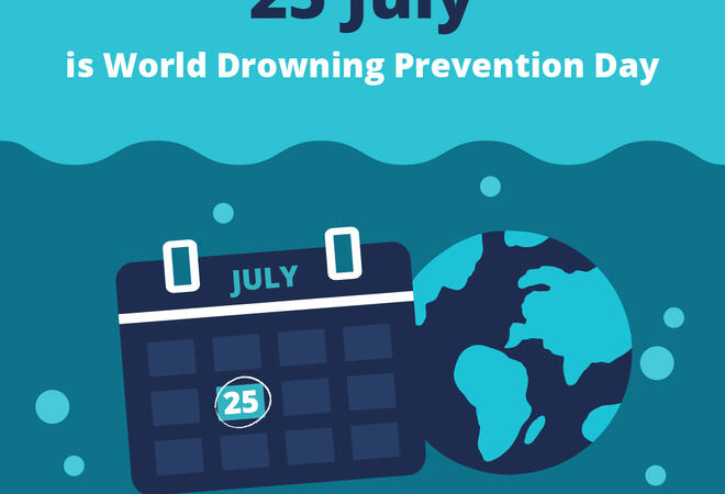 Illustrasjon fra WHO "world drowning prevention day"