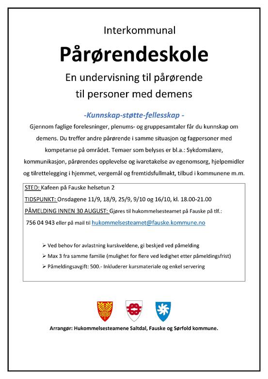 Plakat+om+pårørendekurs