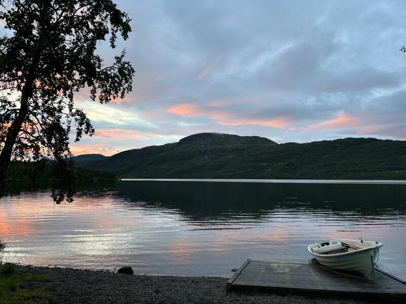 båt i fjellet