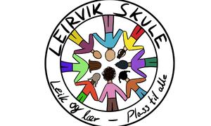 Logo Leirvik skule