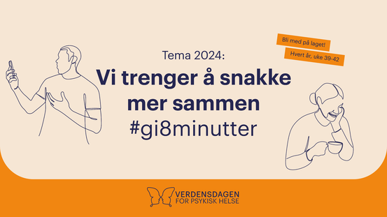 Plakat Vi trenger å snakke mer sammen