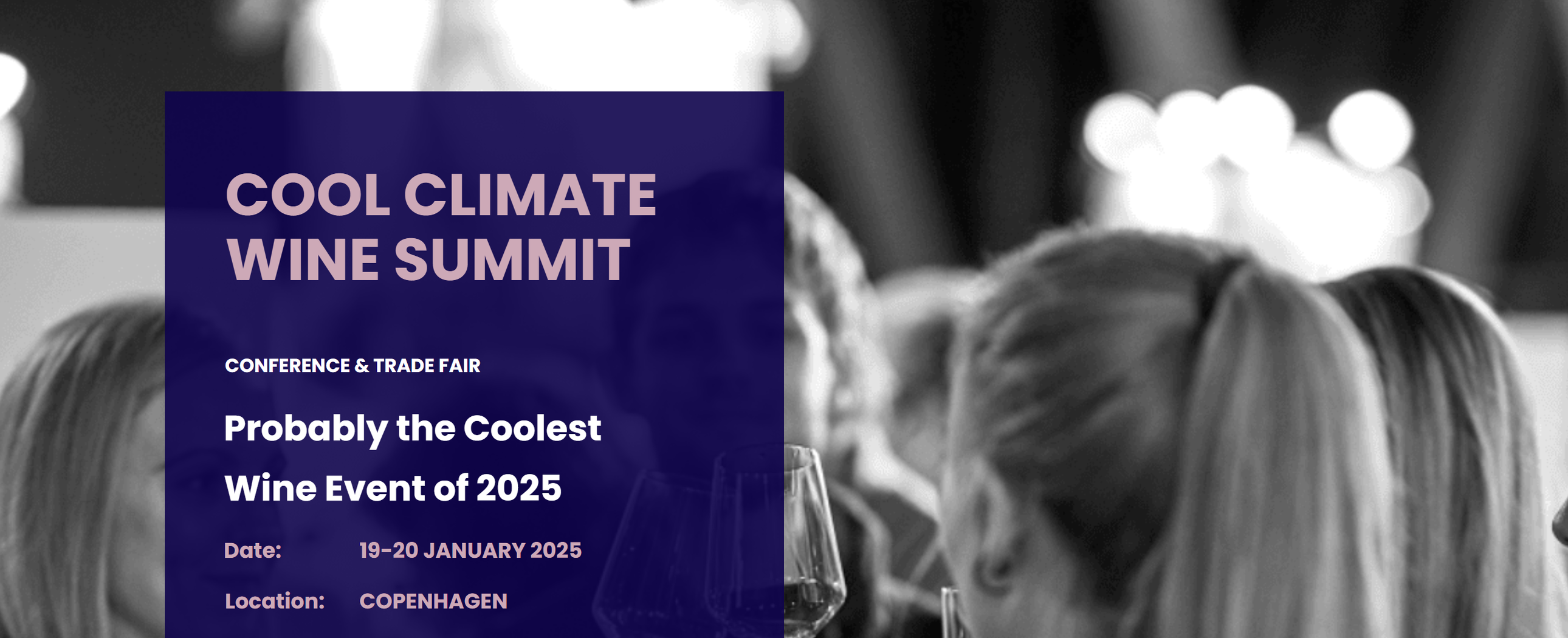 Banner for Cool Climate Wine Summit