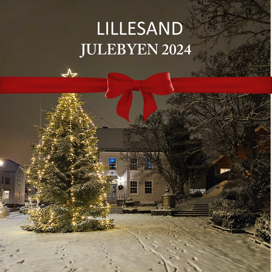 Lillesand sentrum vinterstid