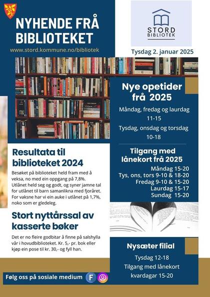 Nyhendebrev januar s. 1 av 2