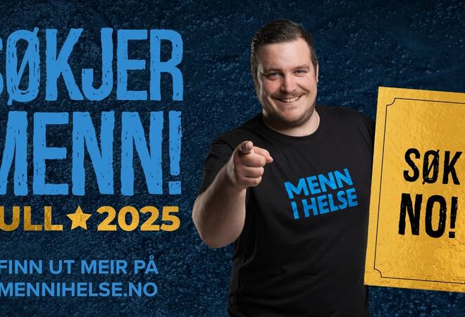 mann peikar på deg og seier søkjer menn til kull 2025