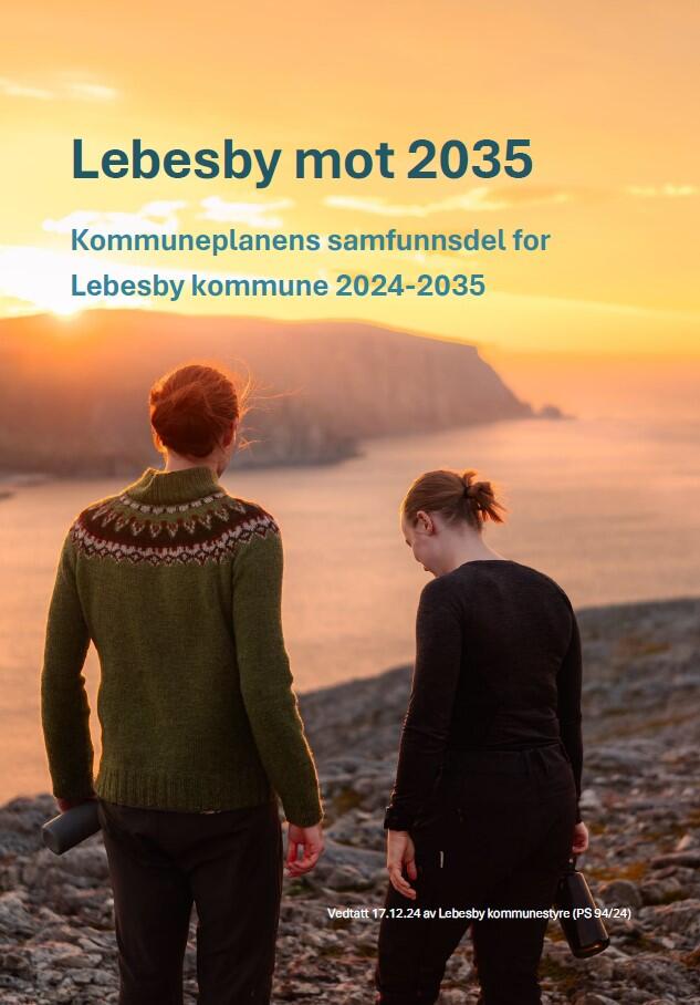 Lebesby mot 2035 kommuneplanens samfunnsdel 2024-2035 bilde på forsiden avkortversjon