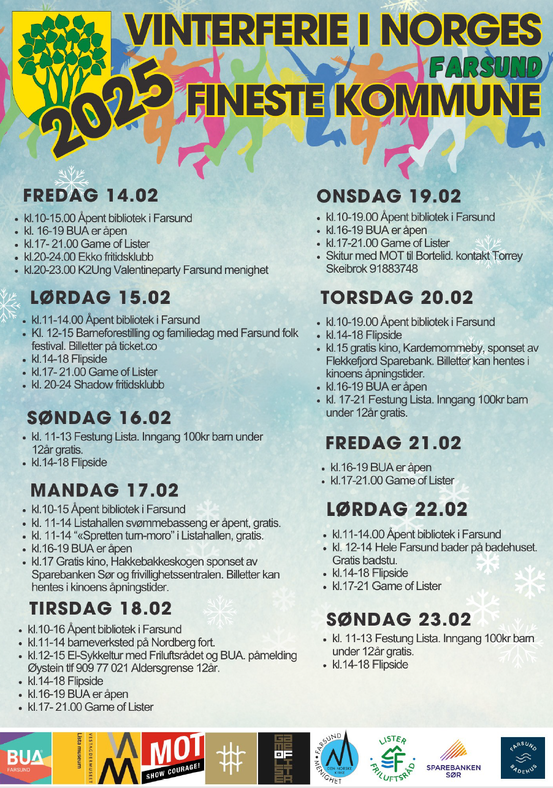 Plakat med tekst som gjengis i artikkelen