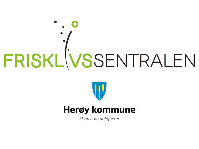 Logo for frisklivssentralen i Herøy kommune, Nordland.