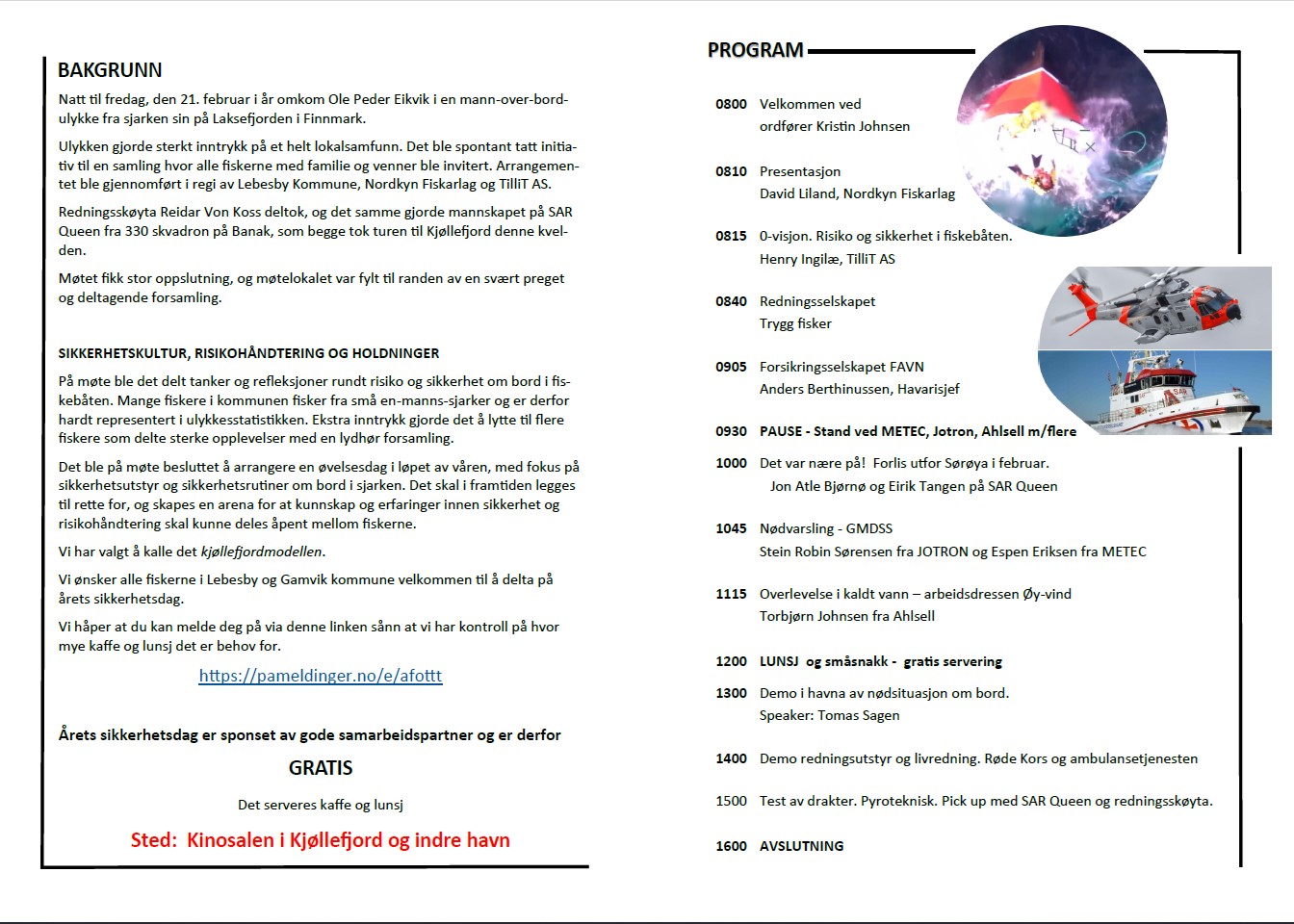 Sikkerhetsdag program