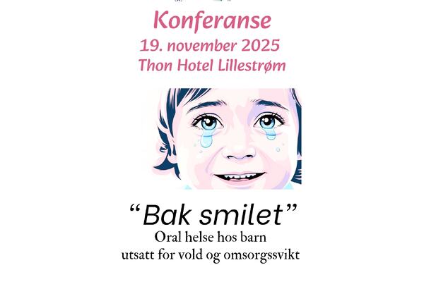Ei jente som smiler men har tårer i øyene