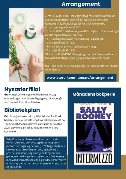 Nyhendebrev for mai side 2 av 2
