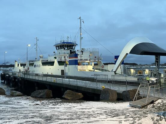 Ferge på Flostad