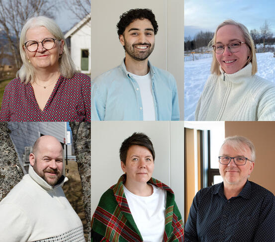 Elin Eidsvik, Namo Salih, Toril Finvik, Per Elling Braseth-Ellingsen, Silvia Ellingsen og Arne André Solvang