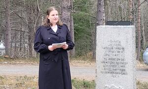 Emilie Bakklund holder appel