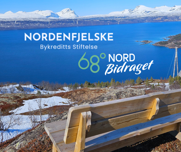 Bilde av hvilebenk og utsikt over havet