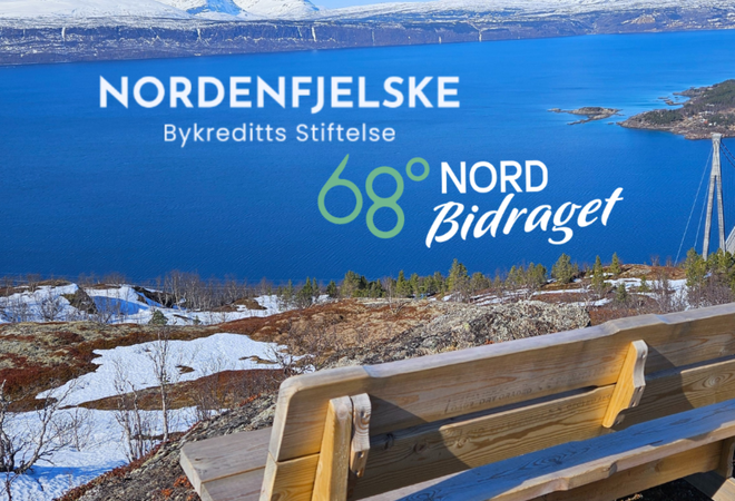 Bilde av hvilebenk og utsikt over havet