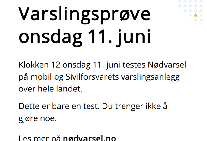 Nødvarsel