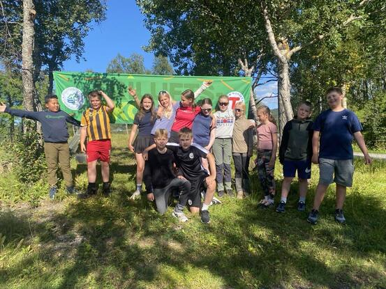 Friluftsskole gruppebilde