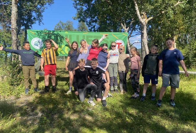 Friluftsskole gruppebilde