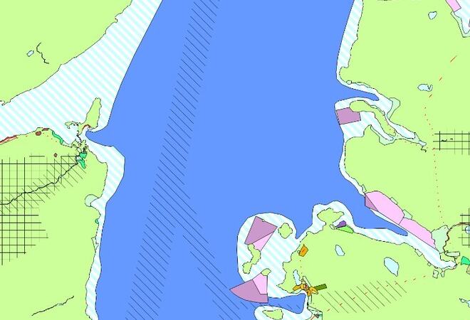 Utsnitt av kommuneplanens arealdel