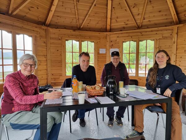 Birgit M Larsen, Eivind Johansen, Oddleif Larsen og Emma den Hartog
