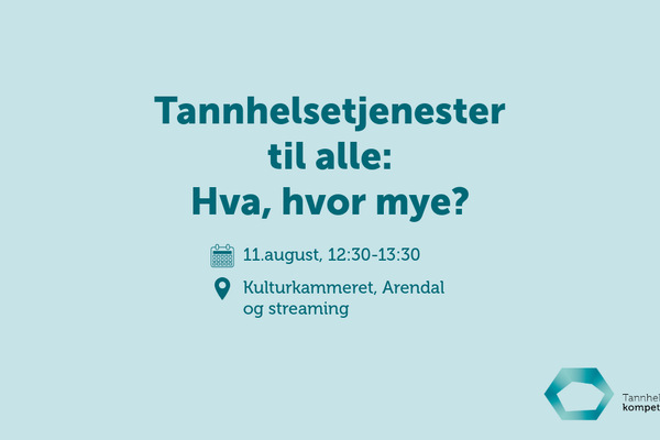 Plakat om arrangement 11. august