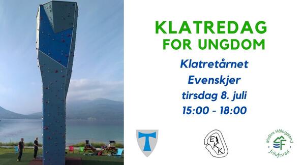 Plakat klatredag for ungdom