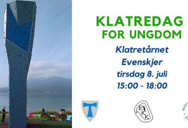 Plakat klatredag for ungdom