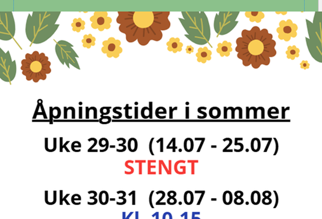 Plakat med tekst, ulike symboler, farger