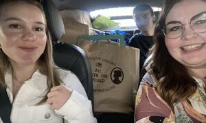 Full bil etter shoppingtur