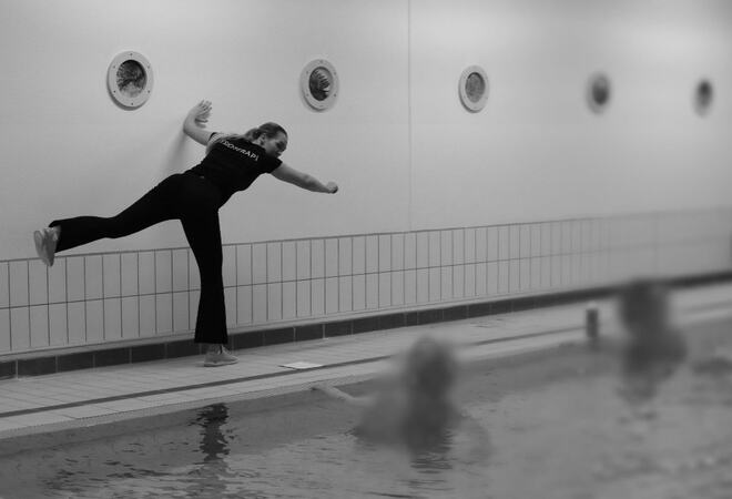 Fysioterapeut trening basseng