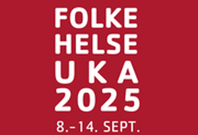 Folkehelseuka 2025 logo med dato