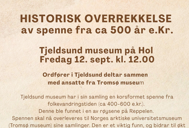 Plakat med tekst som i artikkelen.