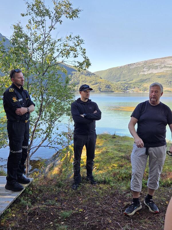 Ronny Kristoffersen, Robin Ridderseth og Gunnar Johnsen